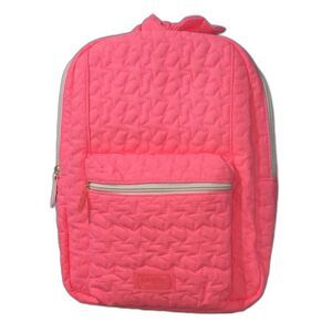 2/$100 Betsey Johnson Pink Bow Top Handle Star Quilted Backpack Luv Betsey NWT